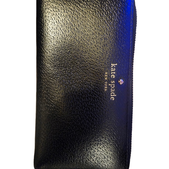 Kate Spade Black Leather Wallet - Picture 1 of 3